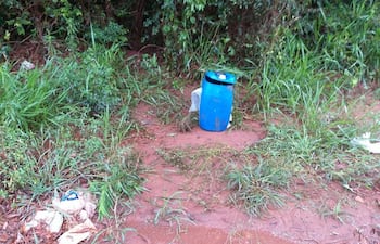 Cuerpo fue hallado en el interior de un bidón.