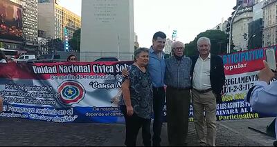 Efraín Alegre en Argentina.