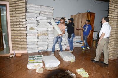 Los billetes están depositados ahora en el Banco Central.