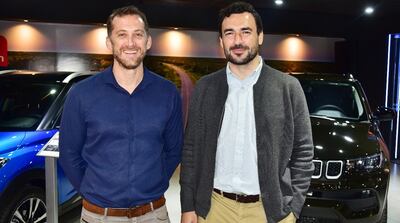 Emiliano Remonato y Sergio Castro.