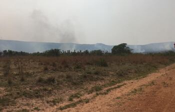 Incendio en Paraguarí