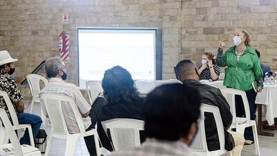 El martes se realizó una jornada de capacitación electoral en el local de la entidad.