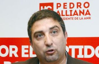 El apoderado de la Asociación Nacional Republicana (ANR), Wildo Almirón.