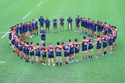 Jugadores y cuerpo técnico de los Yacaré XV, que jugará  el Super Rugby Américas 2023. El debut será el 17, contra Dogos de Argentina.