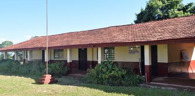 Local de la escuela  del barrio Chaipé. No cuenta con  baños, aunque sí con pileta para lavado de manos.