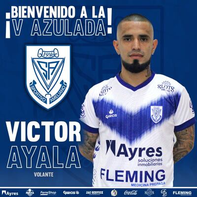 Víctor Ayala jugará en Sportivo Ameliano.