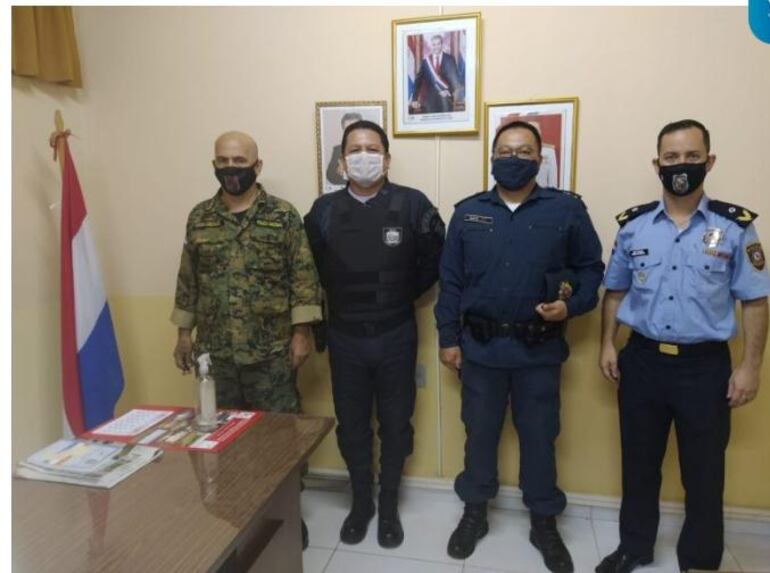 Reunión de autoridades de seguridad.