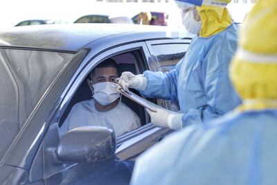 General Díaz realizó las pruebas de covid-19 en el Adrián Jara.