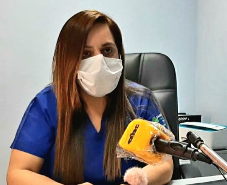 Doctora Lida Miranda, coordinadora del Hospital Integrado Respiratorio.