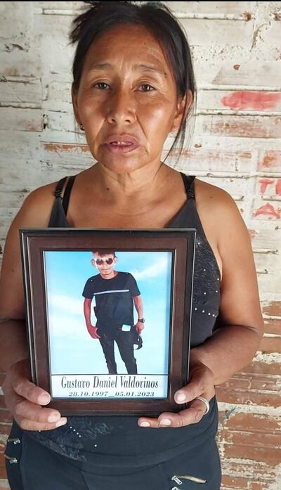 La madre de la victima, Carolina Cardozo pide que el caso sea esclarecido