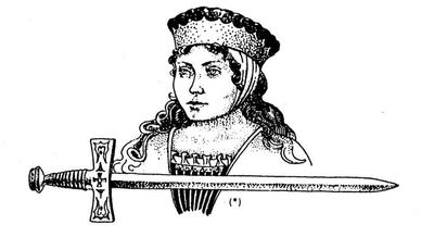 Ilustración de Francisco Solé para “El romance de la doncella guerrera.”