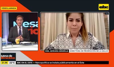 Adriana Amarilla, Directora de Promoción de la Salud del Ministerio de Salud.