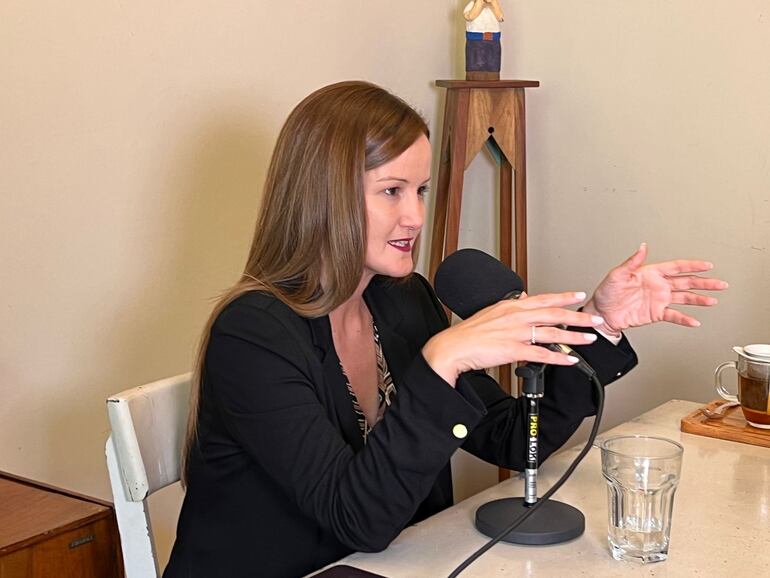  Soledad Núñez (39) es  candidata a la vicepresidencia por la Concertación Nacional.