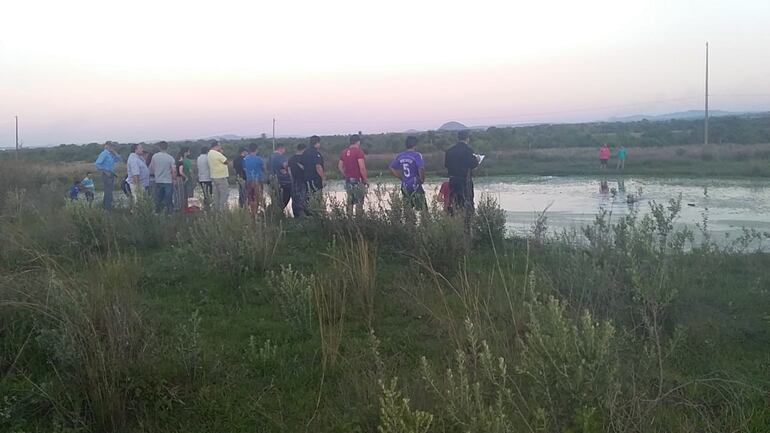 Menor muere en un tajamar en compañía Cañete Cué