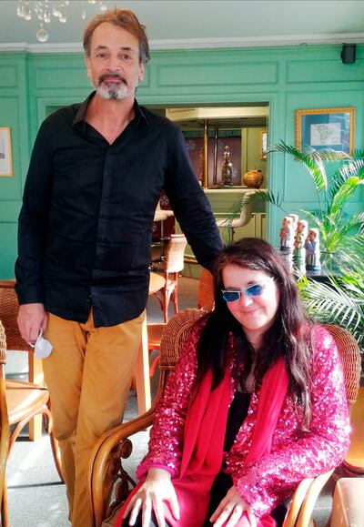 Jean-Nöel Dubois y Ludmilla Guilmault, en su paso por Asunción.