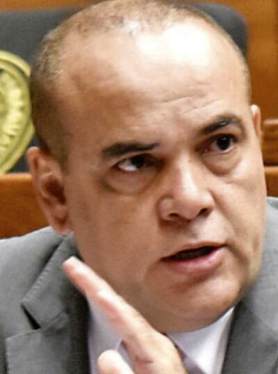 Basilio “Bachi” Núñez, líder de la bancada cartista de la Cámara de Diputados. Autor del proyecto de ley.
