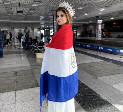 Evelyn Andrade, Miss Eco Paraguay 2023, ya está en Egipto.