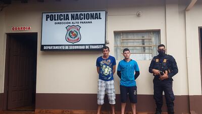 Los dos prófugos de la justicia fueron capturados este sábado en Ciudad del Este.