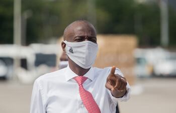 En esta foto de archivo tomada el 7 de mayo de 2020, el presidente haitiano Jovenel Moise.