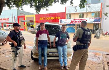 Ricardo Florenciano y Rodrigo Javier Trinidad, los detenidos.