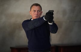 Daniel Craig como James Bond en "Sin tiempo para morir", en cartelera en cines de Paraguay.