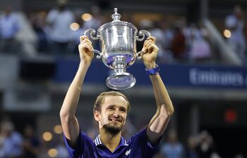 Medvedev se convirtió en el primer ruso que consigue el título en Flushing Meadows.