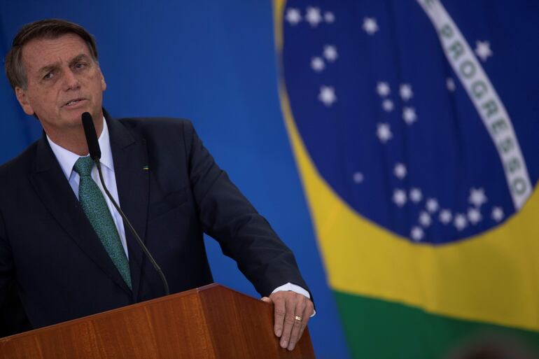 Jair Bolsonaro, presidente de Brasil.