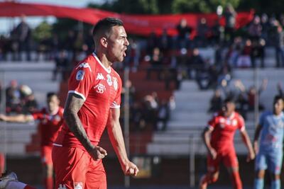 Juan Heinze, autor del único gol de General Caballero ante Resistencia.