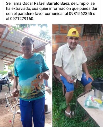 El hombre está desaparecido desde el pasado 5 de mayo.