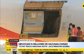 Ministro no tiene "nada oficial" sobre adquisición de vacunas chinas