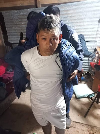 Pablo Enrique Vázquez, presunto miembro del clan Rotela, detenido en la Chacarita.