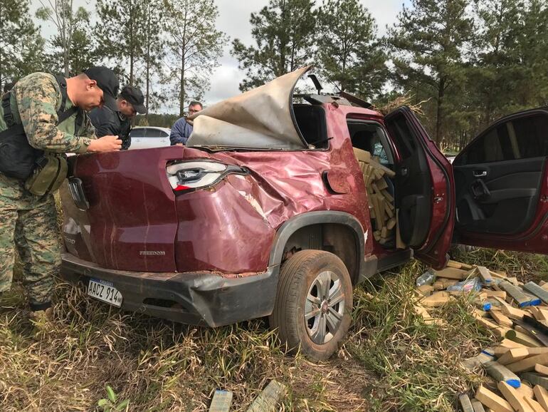 Los agentes de seguridad no encontraron al conductor en el lugar del accidente