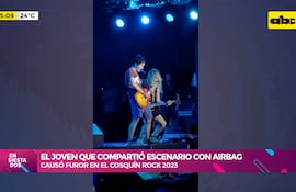 Video: el joven que compartió escenario con Airbag