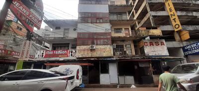 En la zona del microcentro se pueden encontrar varios edificios, que a simple vista se observar el estado de dejadez de las estructuras.