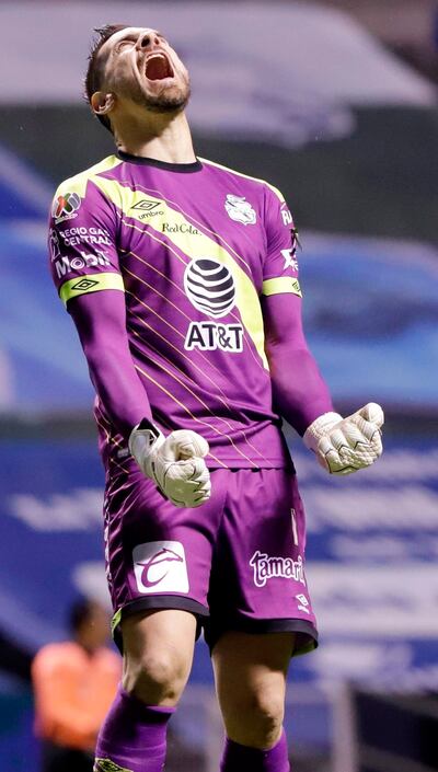 Antony Silva, 36 años, arquero paraguayo del Puebla de México.