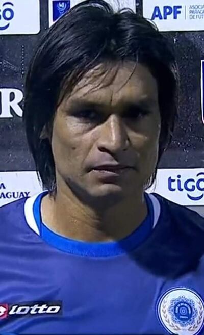 Aldo Aníbal Vera Grance (35), volante del 12 de Octubre.