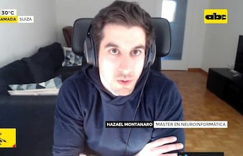 Hazael Montanaro este jueves en contacto con ABC Cardinal desde Zúrich.