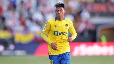 Santiago Arzamendia, futbolista paraguayo del Cádiz.