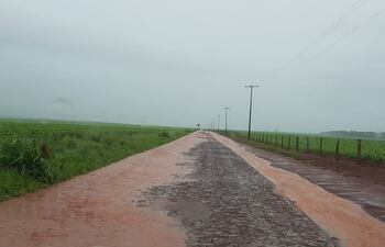 Buen volumen de agua se precipitó sobre varias zonas de producción agrícola del país.