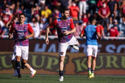 Mauro Boselli (c) será titular en Cerro Porteño.