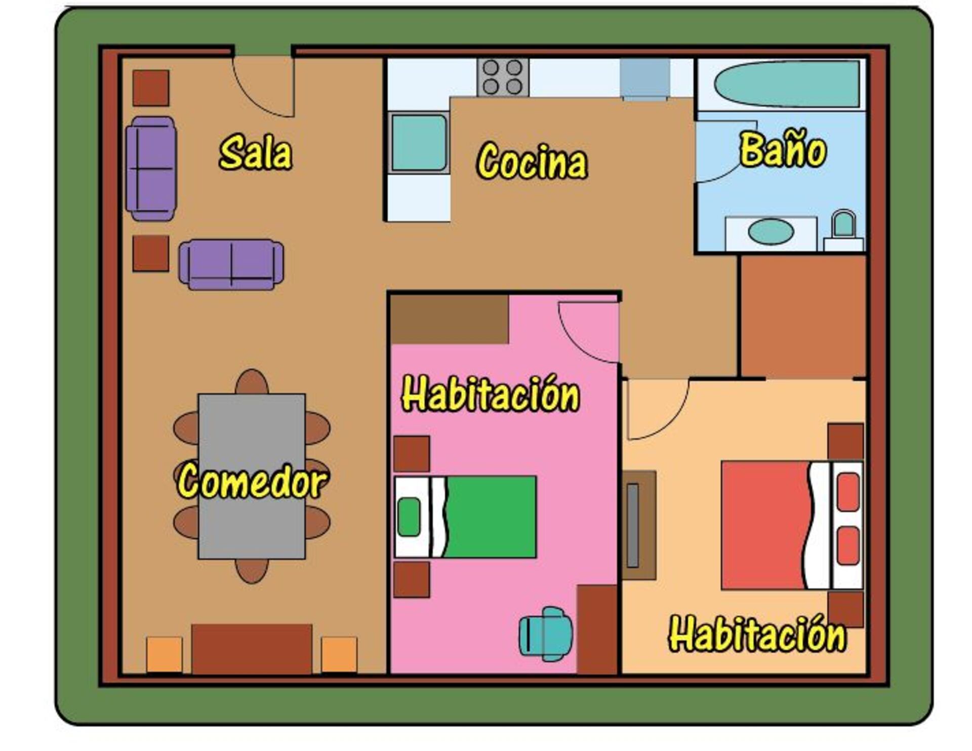 leyenda del mapa para la escuela