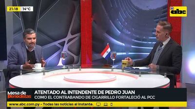 Édgar Acosta este miércoles en los estudios de ABC TV.