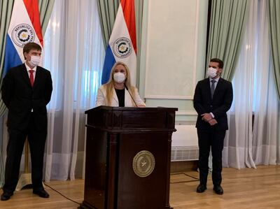 Celina Lezcano, ministra de la Mujer.