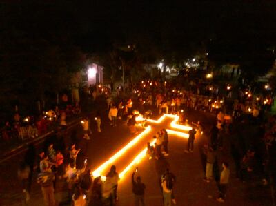 Luces de la memoria reunió a 500 espectadores en Piribebuy
