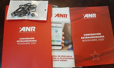 ANR reparte kits para la convención extra virtual