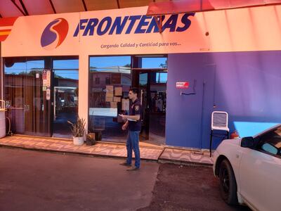 Dos hombres asaltaron una estación de servicio en Caaguazú