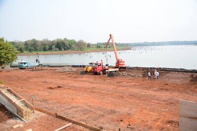 La construcción de la costanera de Ciudad del Este se encuentra con un avance del 50%.