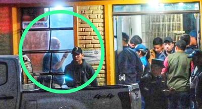 Paraguayo Cubas, detenido en la Agrupación Especializada de la Policía.