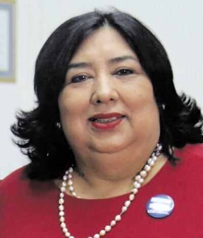 Teresa Martínez, ministra de la Niñez y Adolescencia. Será interpelada debido al Plan Nacional de la Niñez.