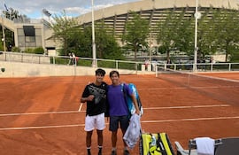 Daniel Vallejo y Martín Vergara avanzaron a segunda ronda en dobles. (Foto: @ChipiVera89)